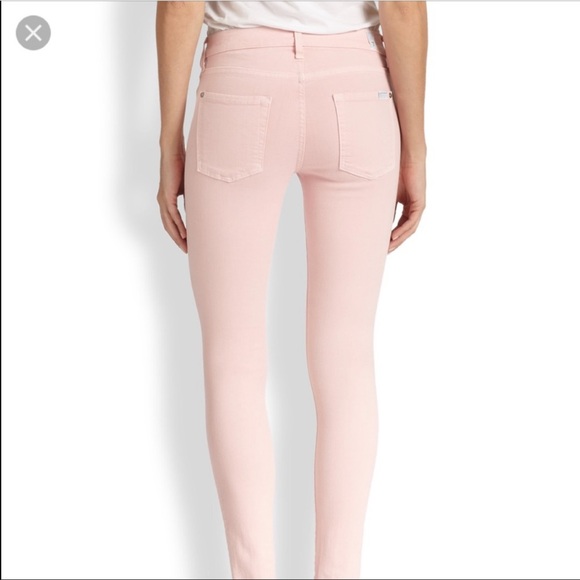 7 For all Mankind Pink Jeans - Picture 3 of 8